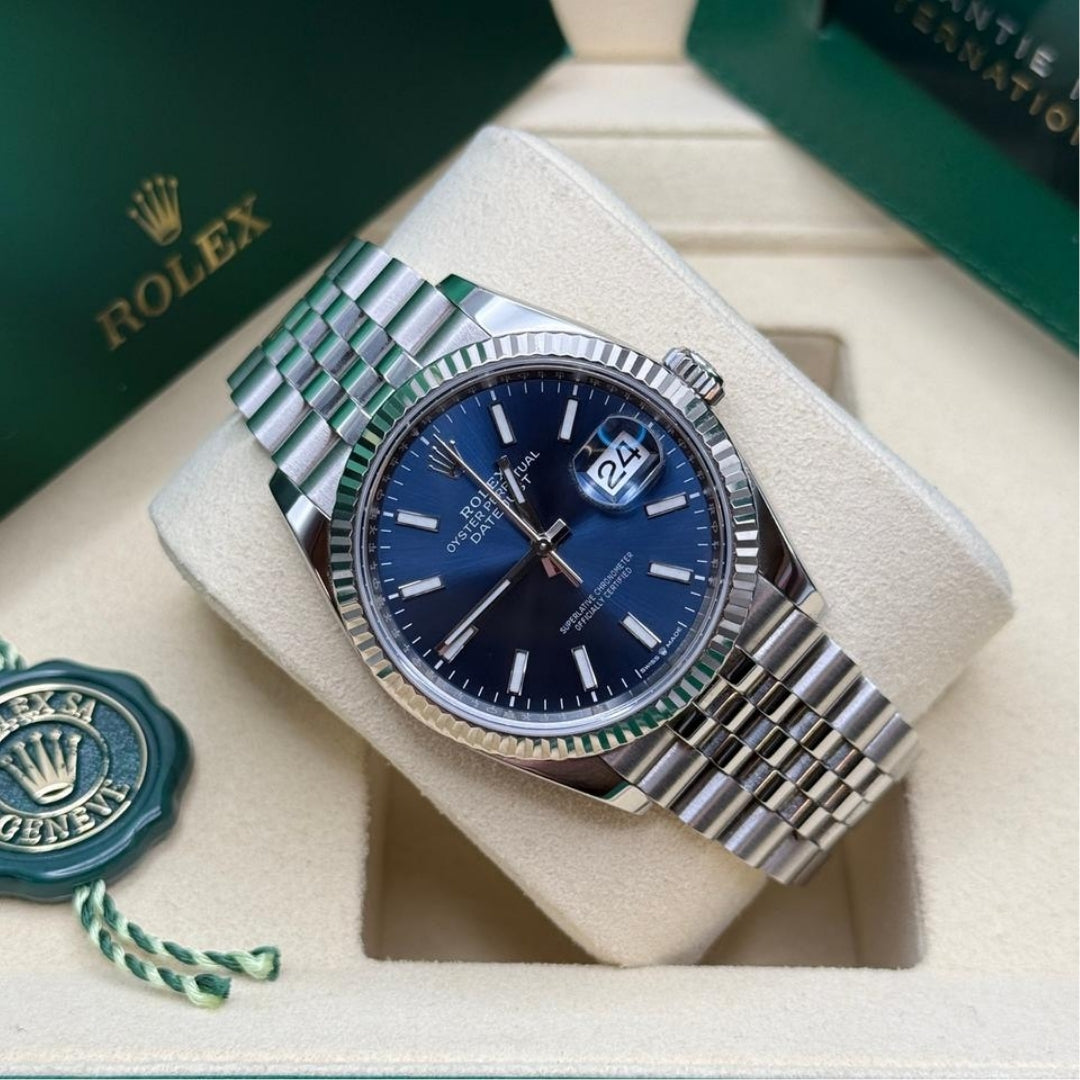 Rolex Datejust 41 Blue Dial Jubilee, photo 2