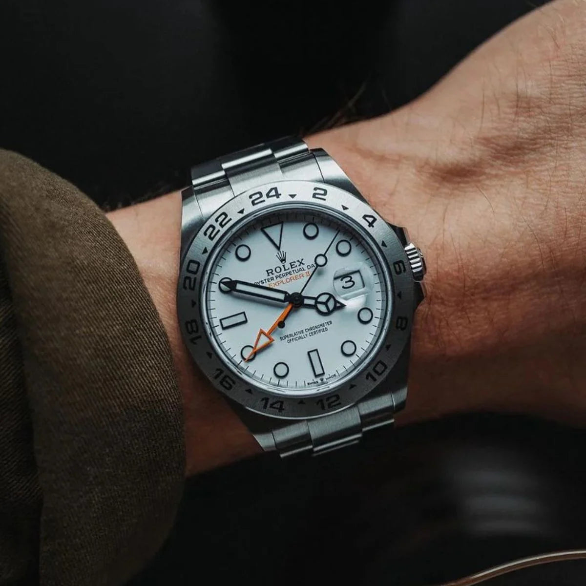 Rolex Explorer II White Dial 42 MM