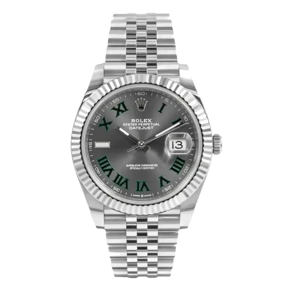 Rolex Datejust Grey Dial Wimbledon 41 MM
