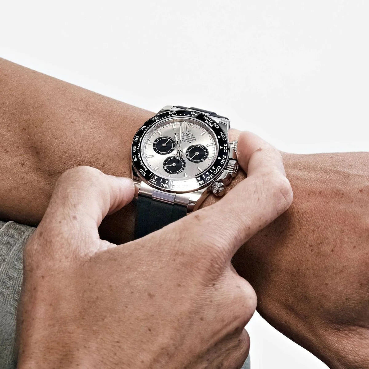 Rolex Daytona Silver Black 40 MM