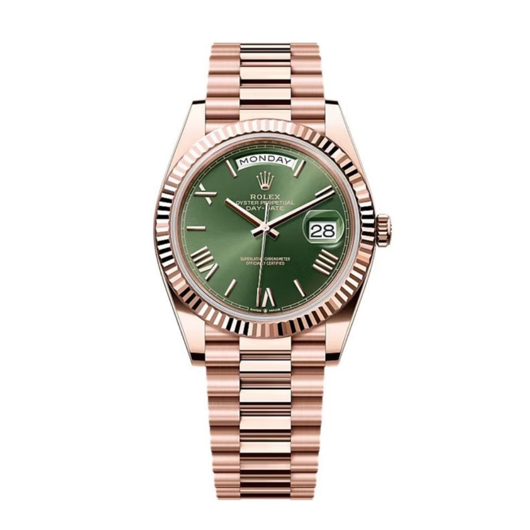 Rolex Day-Date “Olive Green” Everose Gold 40 MM