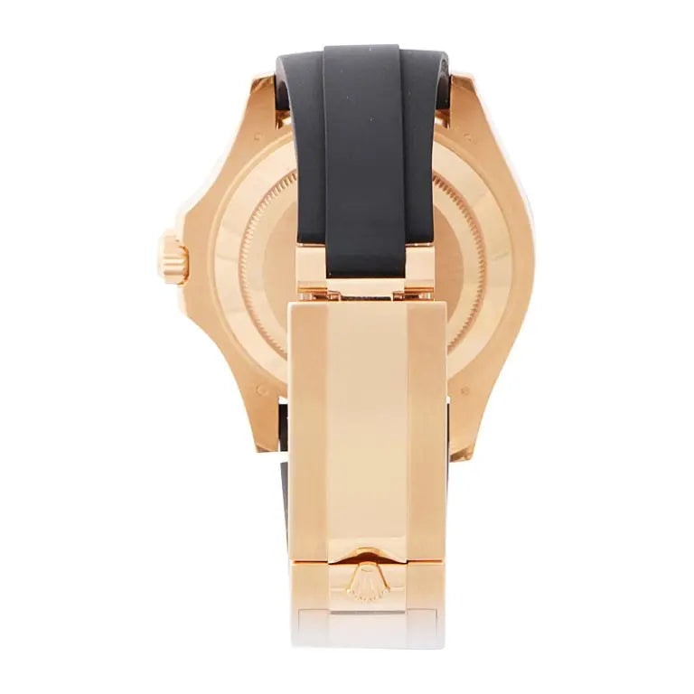 Rolex Yacht-Master 42 MM Gold Black Oysterflex